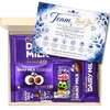 Chocohugs " Team Celebrations" Chocolate Gift Box Filled with Dairy Milk Selections