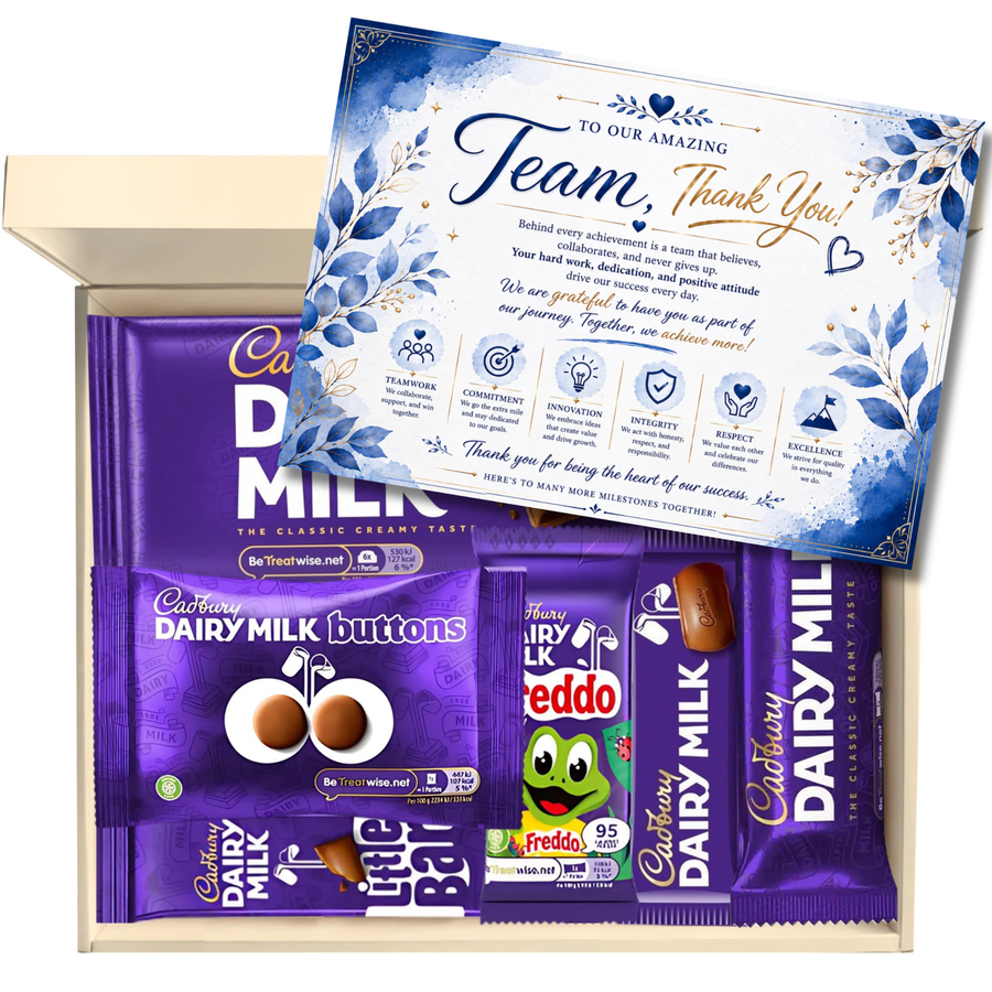 Chocohugs " Team Celebrations" Chocolate Gift Box Filled with Dairy Milk Selections
