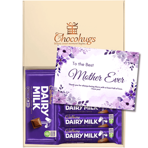 Chocohugs "For Mum" Chocolate Gift Box Filled with Dairy Milk Favourites