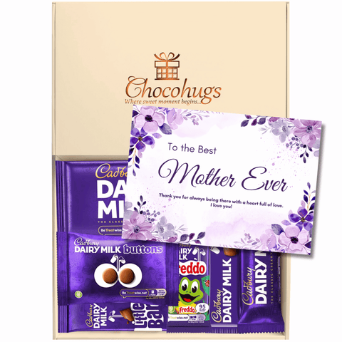 Chocohugs "For Mum" Chocolate Gift Box Filled with Dairy Milk Selections