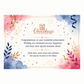 Chocohugs "Congratulations" Chocolate Gift Box Filled with Dairy Milk Favourites