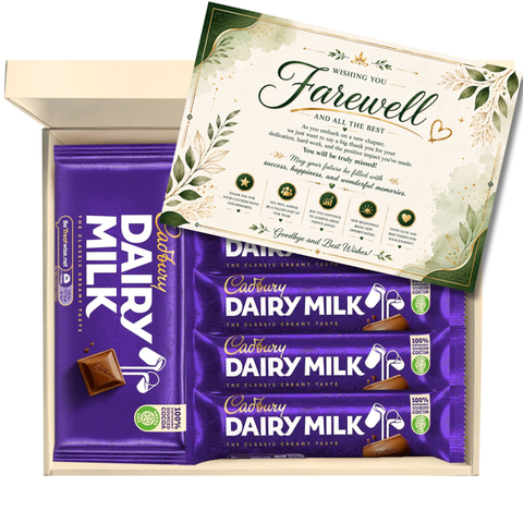 Chocohugs "Farewell" Chocolate Gift Box Filled with Dairy Milk Favourites