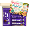 Chocohugs "Happy Holidays" Chocolate Gift Box Filled with Dairy Milk Favourites