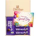 Chocohugs "On Your Special Day" Chocolate Gift Box Filled with Dairy Milk Favourites