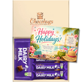 Chocohugs "Happy Holidays" Chocolate Gift Box Filled with Dairy Milk Favourites