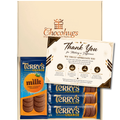 Chocohugs "Employee Appreciation" Chocolate Gift Box Filled with Terry's Orange Chocolate Selections