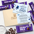 Chocohugs "For Dad" Chocolate Gift Box Filled with Dairy Milk Favourites