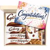 Chocohugs "Congratulations" Chocolate Gift Box Filled with Galaxy Selections