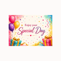 Chocohugs "On Your Special Day" Chocolate Gift Box Filled with Galaxy Selections