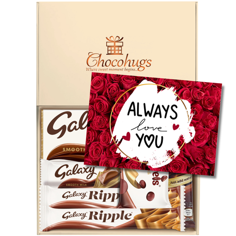 Chocohugs "For Someone Special" Chocolate Gift Box Filled with Galaxy Selections
