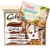 Chocohugs "Happy Holidays" Chocolate Gift Box Filled with Galaxy Selections
