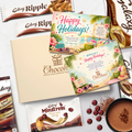 Chocohugs "Happy Holidays" Chocolate Gift Box Filled with Galaxy Selections
