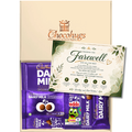 Chocohugs "Farewell" Chocolate Gift Box Filled with Dairy Milk Selections