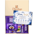Chocohugs " Team Celebrations" Chocolate Gift Box Filled with Dairy Milk Selections