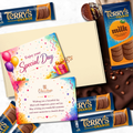 Chocohugs "On Your Special Day" Chocolate Gift Box Filled with Terry's Orange Chocolate Selections A