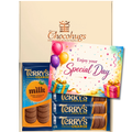 Chocohugs "On Your Special Day" Chocolate Gift Box Filled with Terry's Orange Chocolate Selections A