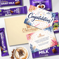 Chocohugs "Congratulations" Chocolate Gift Box Filled with Dairy Milk Selections