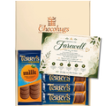 Chocohugs "Farewell" Chocolate Gift Box Filled with Terry's Orange Chocolate Selections