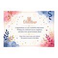 Chocohugs "Congratulations" Chocolate Gift Box Filled with Dairy Milk Selections