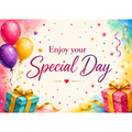 Chocohugs "On Your Special Day" Chocolate Gift Box Filled with Terry's Orange Chocolate Selections A
