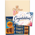 Chocohugs "Congratulations" Chocolate Gift Box Filled with Terry's Orange Chocolate Selections