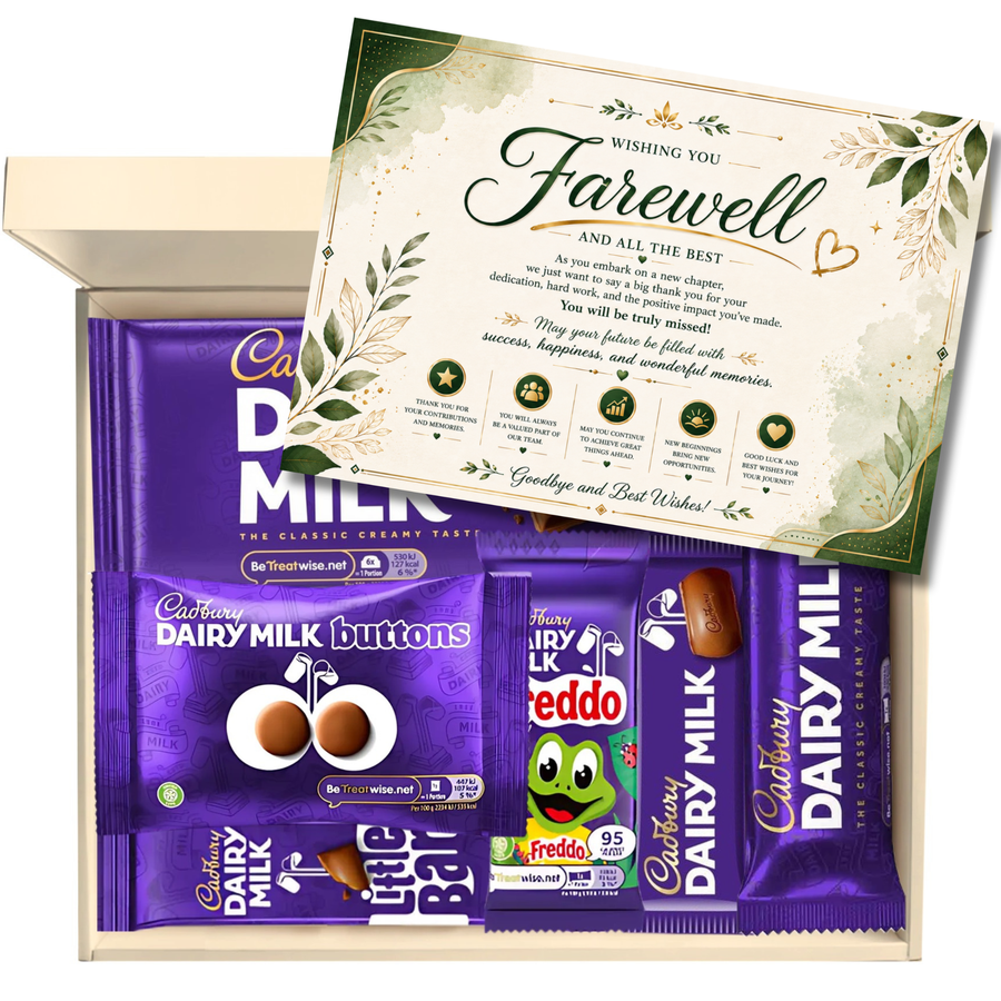 Chocohugs "Farewell" Chocolate Gift Box Filled with Dairy Milk Selections