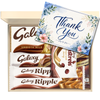 Chocohugs "Thank You" Chocolate Gift Box Filled with Galaxy Selections