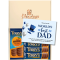 Chocohugs "For Dad" Chocolate Gift Box Filled with Terry's Orange Chocolate Selections