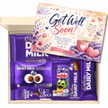 Chocohugs "Get Well Soon" Chocolate Gift Box Filled with Dairy Milk Selections