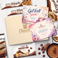 Chocohugs "Get Well Soon" Chocolate Gift Box Filled with Galaxy Selections