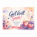 Chocohugs "Get Well Soon" Chocolate Gift Box Filled with Galaxy Selections